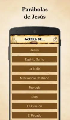 Parábolas de Jesús android App screenshot 1