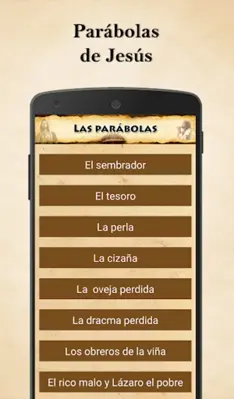 Parábolas de Jesús android App screenshot 5