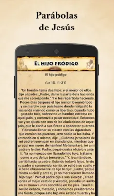 Parábolas de Jesús android App screenshot 6